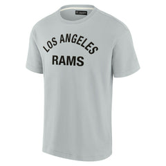 Fanatics Los Angeles Rams Unisex Elements Super Soft Short Sleeve T-Shirt Gray