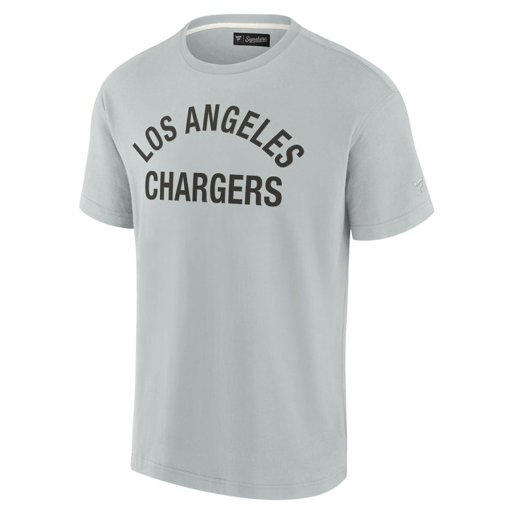 Fanatics Los Angeles Chargers Unisex Elements Super Soft Short Sleeve T-Shirt Gray