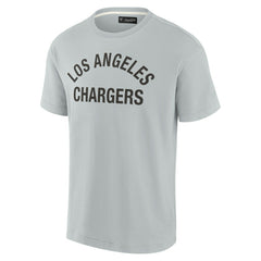 Fanatics Los Angeles Chargers Unisex Elements Super Soft Short Sleeve T-Shirt Gray