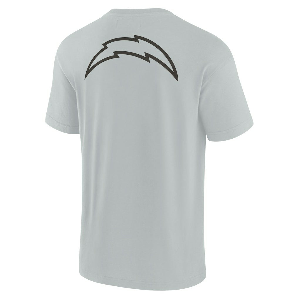 Fanatics Los Angeles Chargers Unisex Elements Super Soft Short Sleeve T-Shirt Gray