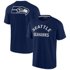 Fanatics Seattle Seahawks Unisex Elements Super Soft Short Sleeve T-Shirt Navy