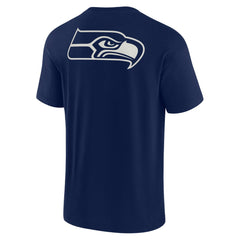 Fanatics Seattle Seahawks Unisex Elements Super Soft Short Sleeve T-Shirt Navy