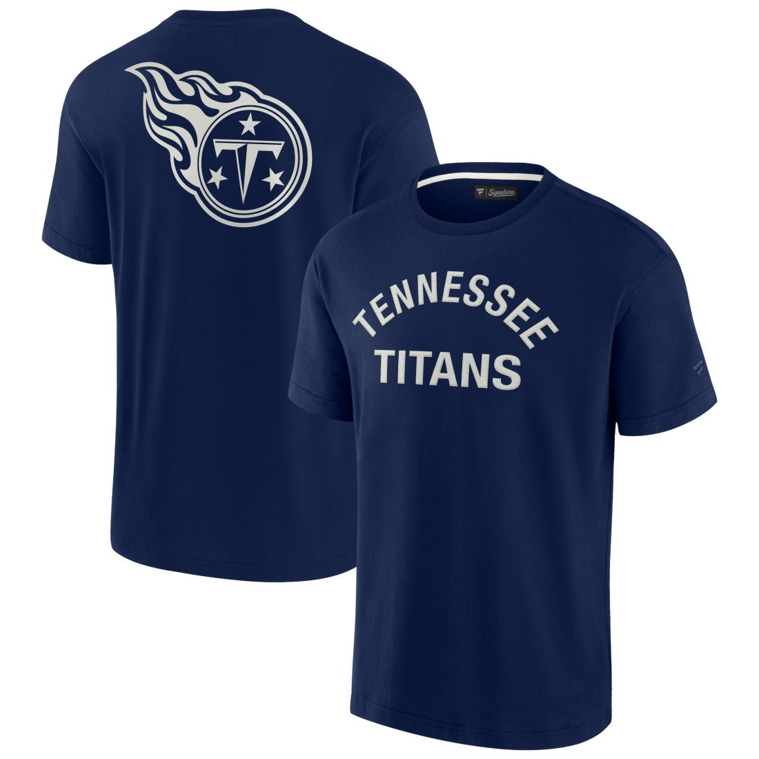 Fanatics Tennessee Titans Unisex Elements Super Soft Short Sleeve T-Shirt Navy