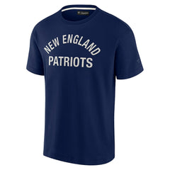 Fanatics New England Patriots Unisex Elements Super Soft Short Sleeve T-Shirt Navy