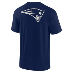 Fanatics New England Patriots Unisex Elements Super Soft Short Sleeve T-Shirt Navy