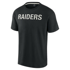 Fanatics Las Vegas Raiders Unisex Elements Super Soft Short Sleeve T-Shirt Black