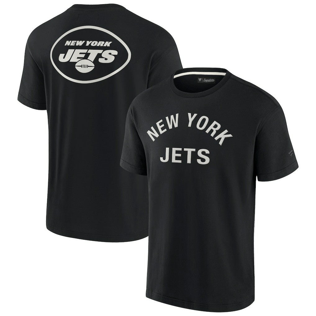Fanatics New York Jets Unisex Elements Super Soft Short Sleeve T-Shirt Black
