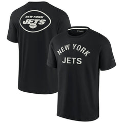 Fanatics New York Jets Unisex Elements Super Soft Short Sleeve T-Shirt Black