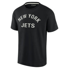 Fanatics New York Jets Unisex Elements Super Soft Short Sleeve T-Shirt Black