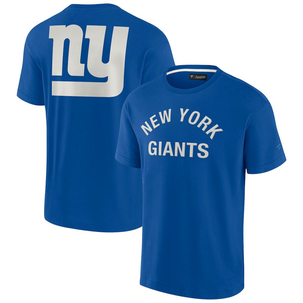 Fanatics New York Giants Unisex Elements Super Soft Short Sleeve T-Shirt Royal