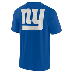 Fanatics New York Giants Unisex Elements Super Soft Short Sleeve T-Shirt Royal