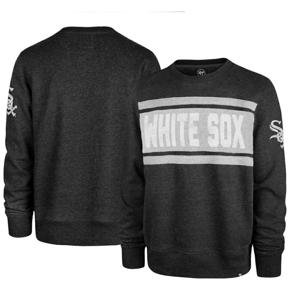 Chicago White Sox '47 Bypass Tribeca Pullover Sweatshirt - Black - 47 brand Lifestyle
