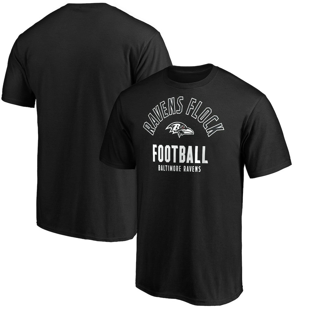 Baltimore Ravens Nickname Arc T-Shirt Black