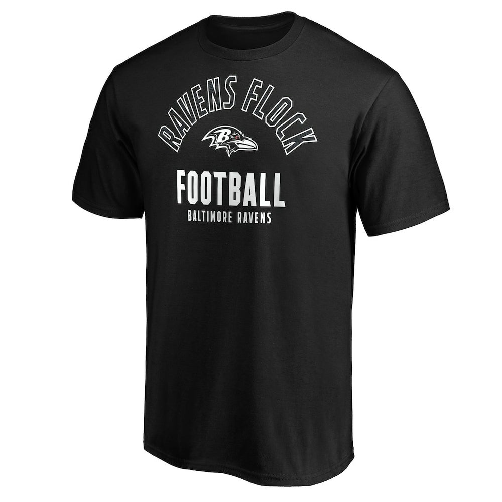 Baltimore Ravens Nickname Arc T-Shirt Black