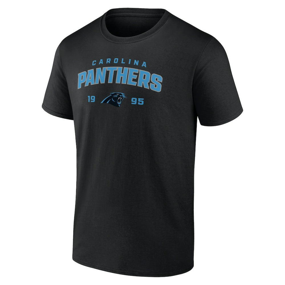 Carolina Panthers Rebel T-Shirt Black