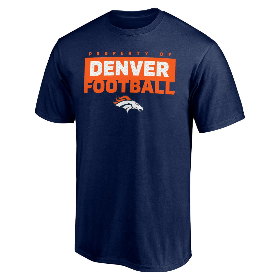 Denver Broncos Gain Ground T-Shirt Navy