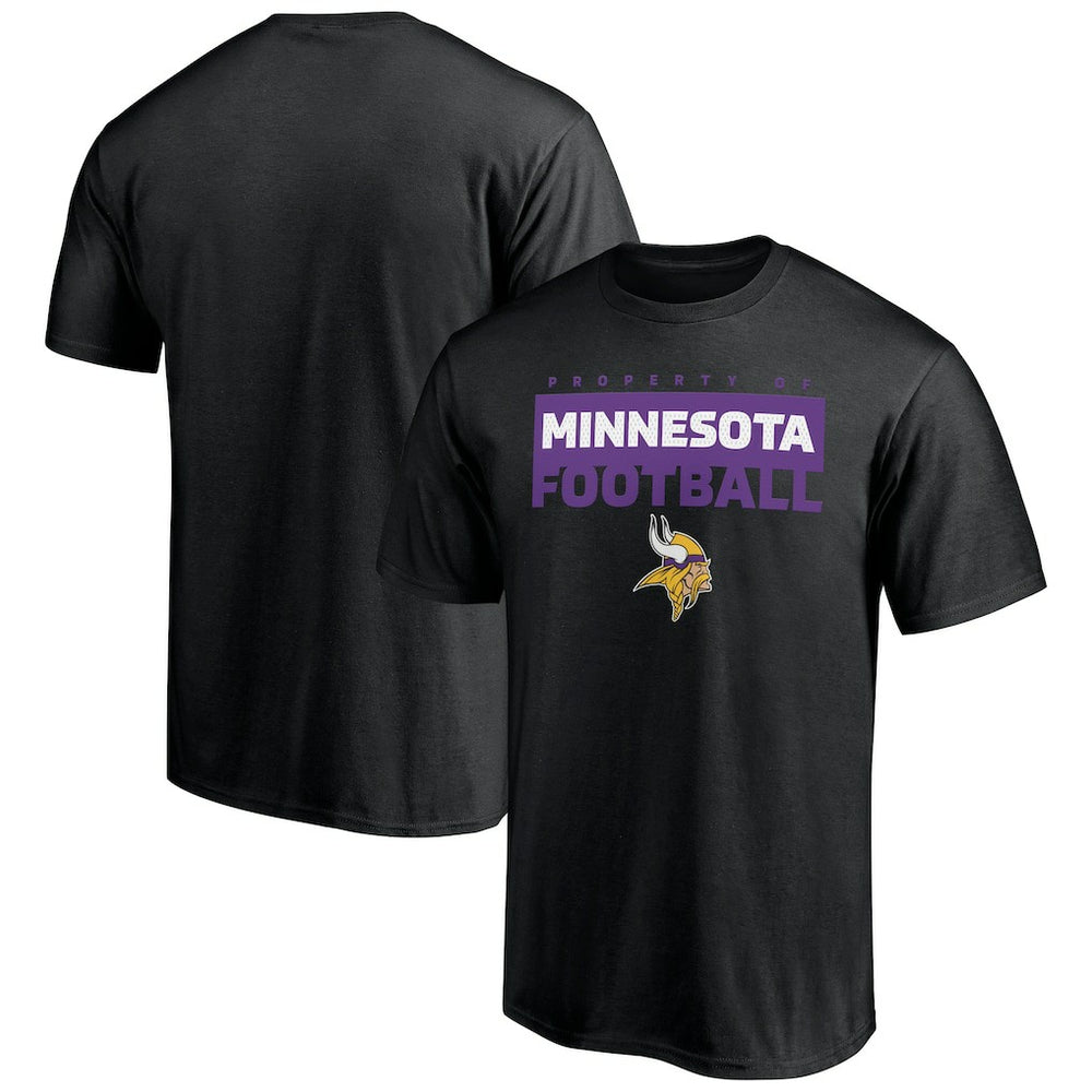Minnesota Vikings Gain Ground T-Shirt Black