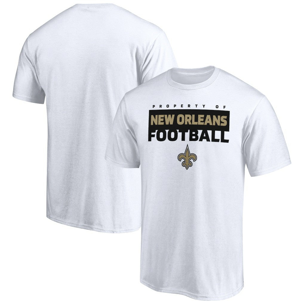 New Orleans Saints Gain Ground T-Shirt White