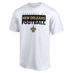 New Orleans Saints Gain Ground T-Shirt White
