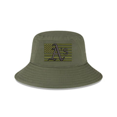 Athletics New Era 2023 Armed Forces Day Bucket Hat - Green - New Era Sale