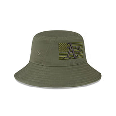 Athletics New Era 2023 Armed Forces Day Bucket Hat - Green - New Era Sale