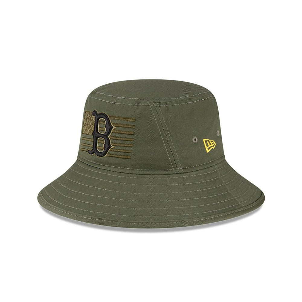 Boston Red Sox New Era 2023 Armed Forces Day Bucket Hat - Green - New Era on Sale