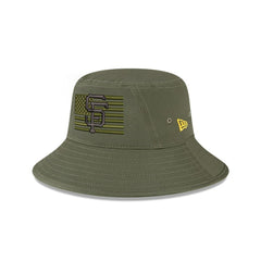 San Francisco Giants New Era 2023 Armed Forces Day Bucket Hat - Green - New Era on Sale