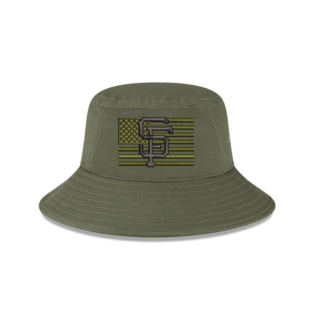 San Francisco Giants New Era 2023 Armed Forces Day Bucket Hat - Green - New Era on Sale