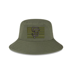 San Francisco Giants New Era 2023 Armed Forces Day Bucket Hat - Green - New Era on Sale