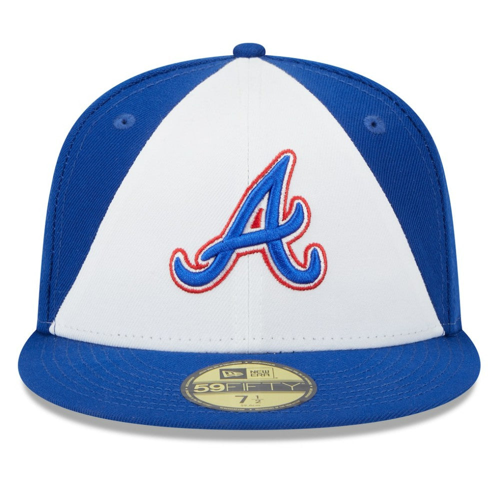 Atlanta Braves New Era 2023 City Connect 59FIFTY Fitted Hat - White/Royal - New Era Online