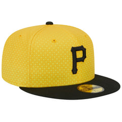 Pittsburgh Pirates New Era 2023 City Connect 59FIFTY Fitted Hat - Gold/Black - New Era Sale