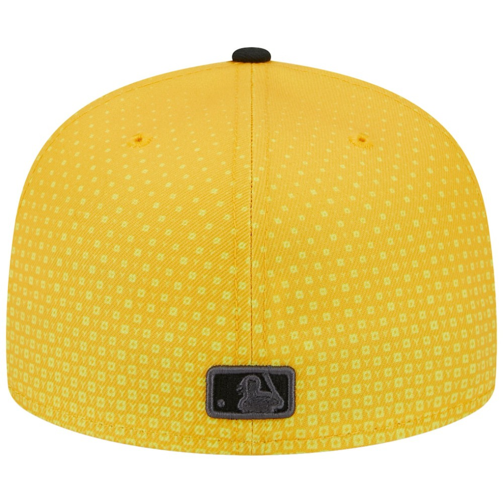 Pittsburgh Pirates New Era 2023 City Connect 59FIFTY Fitted Hat - Gold/Black - New Era Sale