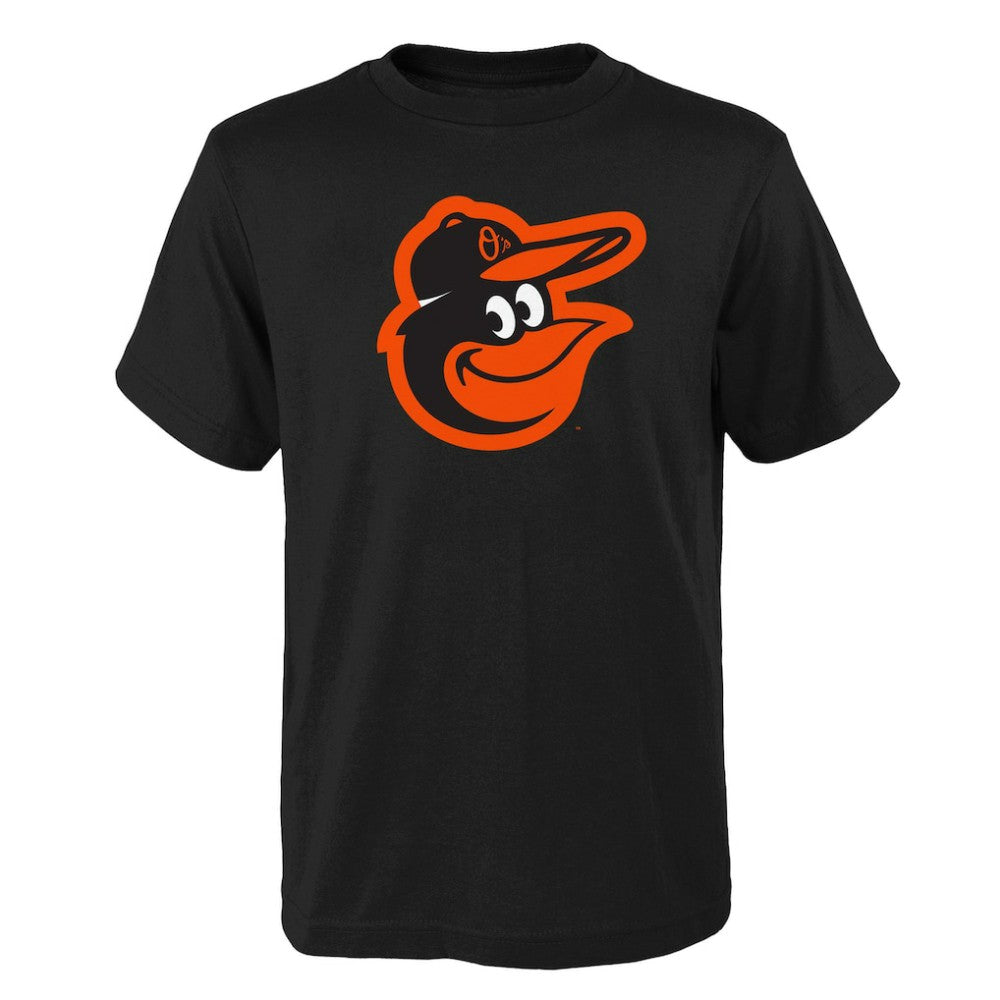 Baltimore Orioles Youth Logo Primary Team T-Shirt - Black - MLB on Sale