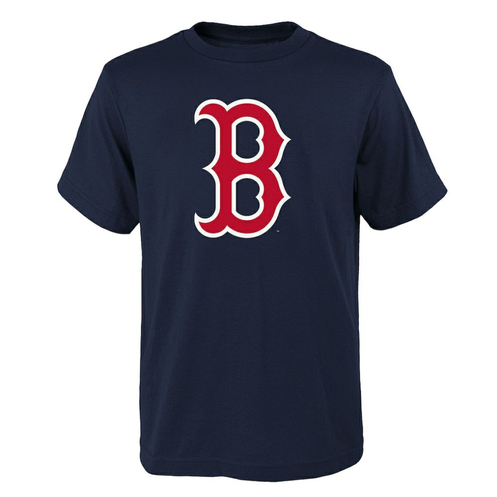 Boston Red Sox Youth Logo Primary Team T-Shirt - Navy - MLB Discount