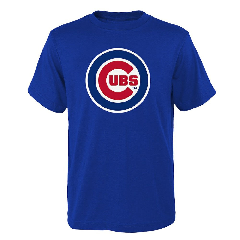 Chicago Cubs Youth Logo Primary Team T-Shirt - Royal - MLB Lifestyle