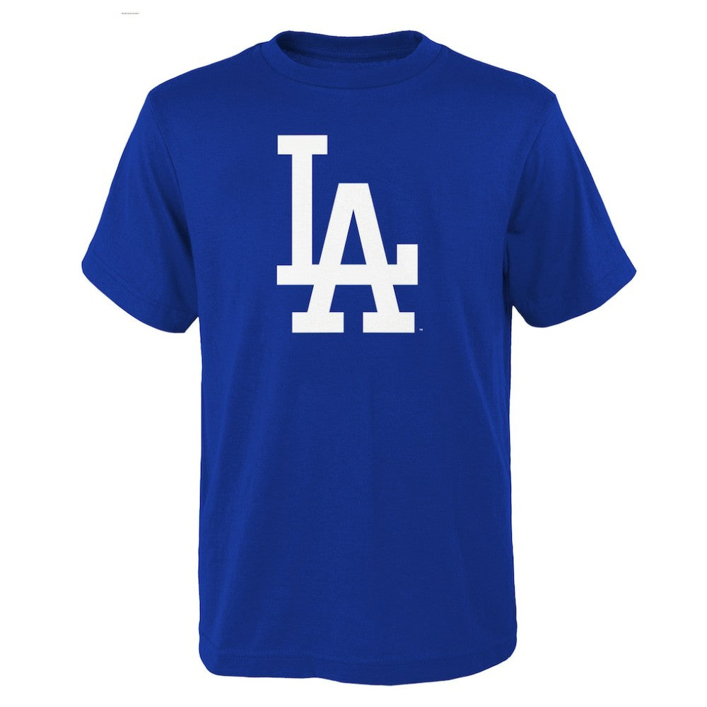 Los Angeles Dodgers Youth Logo Primary Team T-Shirt - Royal - MLB on Sale