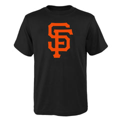 San Francisco Giants Youth Logo Primary Team T-Shirt - Black - MLB Online