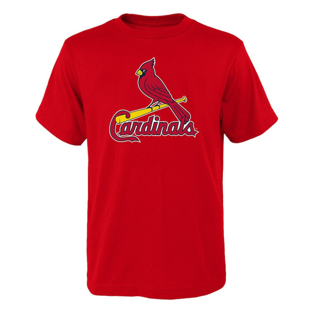 St. Louis Cardinals Youth Logo Primary Team T-Shirt - Red - MLB Online