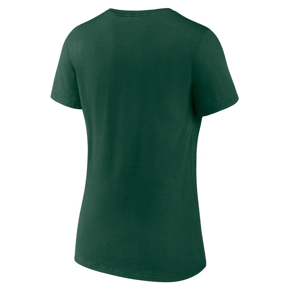 Green Bay Packers Women's Primary Play V-Neck T-Shirt Green
