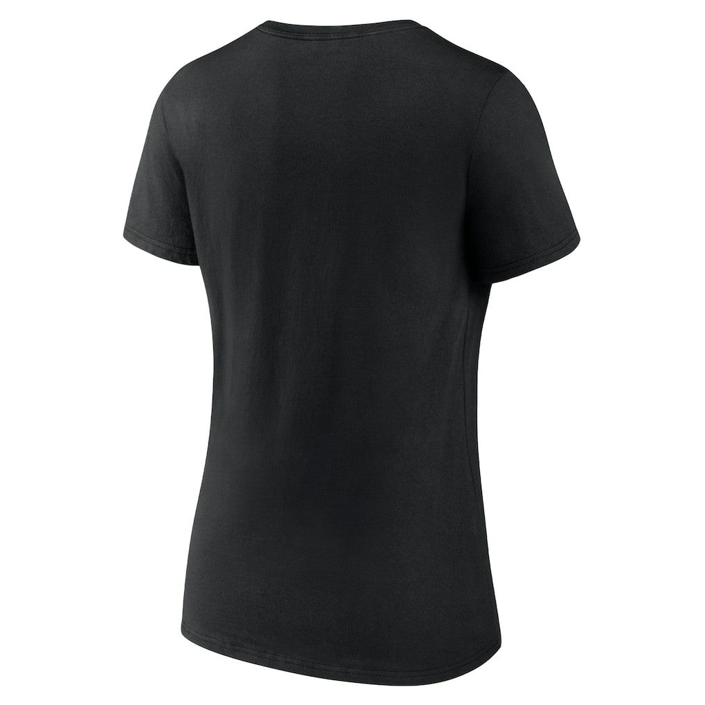 Pittsburgh Steelers Women's Primary Play V-Neck T-Shirt Black
