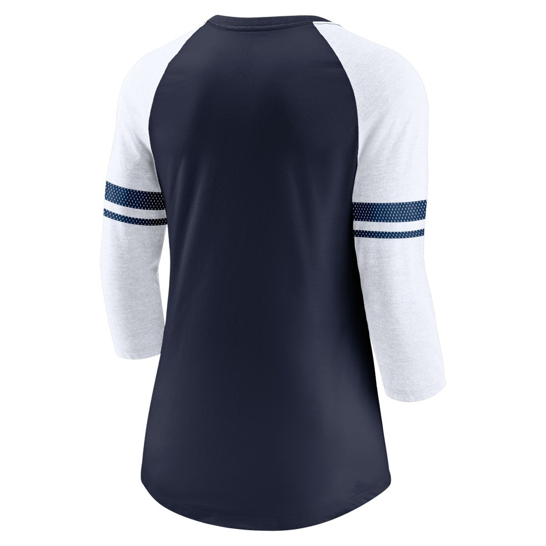 Nike Tennessee Titans Women's Fashion 3/4-Sleeve Lightweight Raglan Fashion T-Shirt Navy
