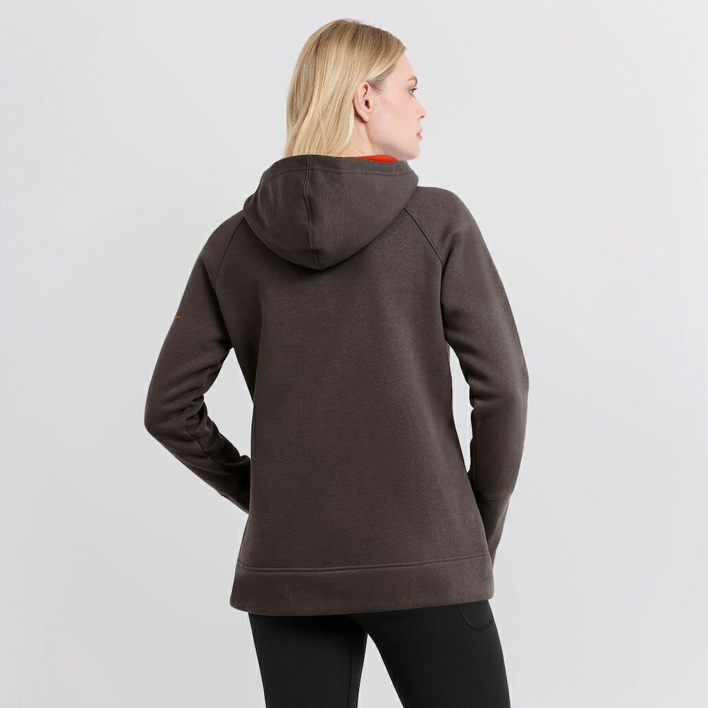 Nike Cleveland Browns Women's Asymmetrical Raglan Full-Zip Hoodie Brown