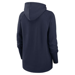 Nike New England Patriots Women's Asymmetrical Raglan Full-Zip Hoodie Navy