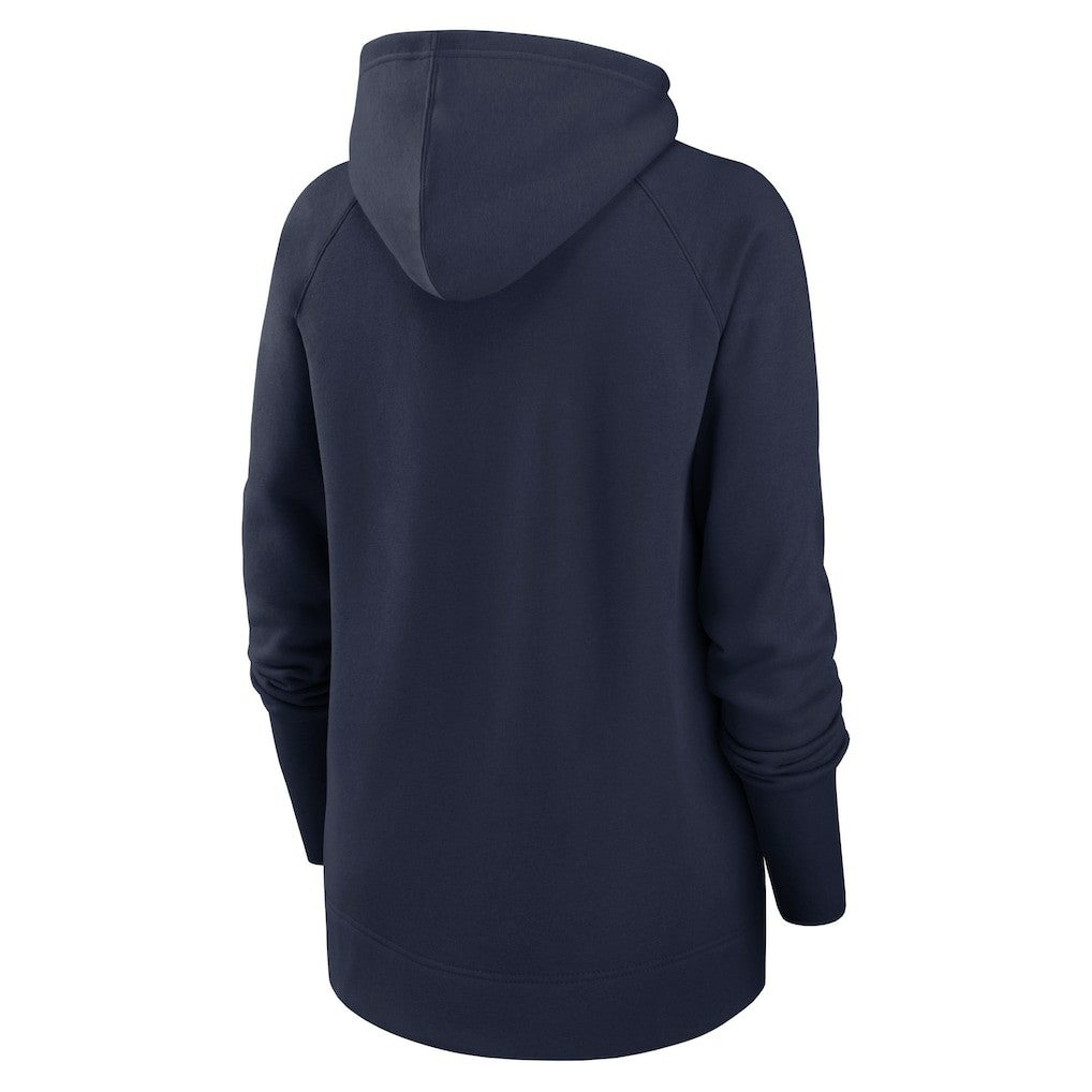Nike Seattle Seahawks Women's Asymmetrical Raglan Full-Zip Hoodie College Navy