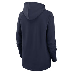 Nike Tennessee Titans Women's Asymmetrical Raglan Full-Zip Hoodie Navy