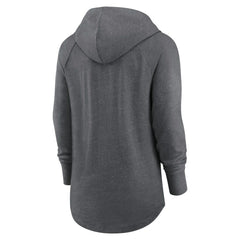 Nike Dallas Cowboys Women's Raglan Funnel Neck Pullover Hoodie Heather Charcoal