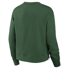 Nike New York Jets Women's High Hip Fleece Pullover Sweatshirt Green