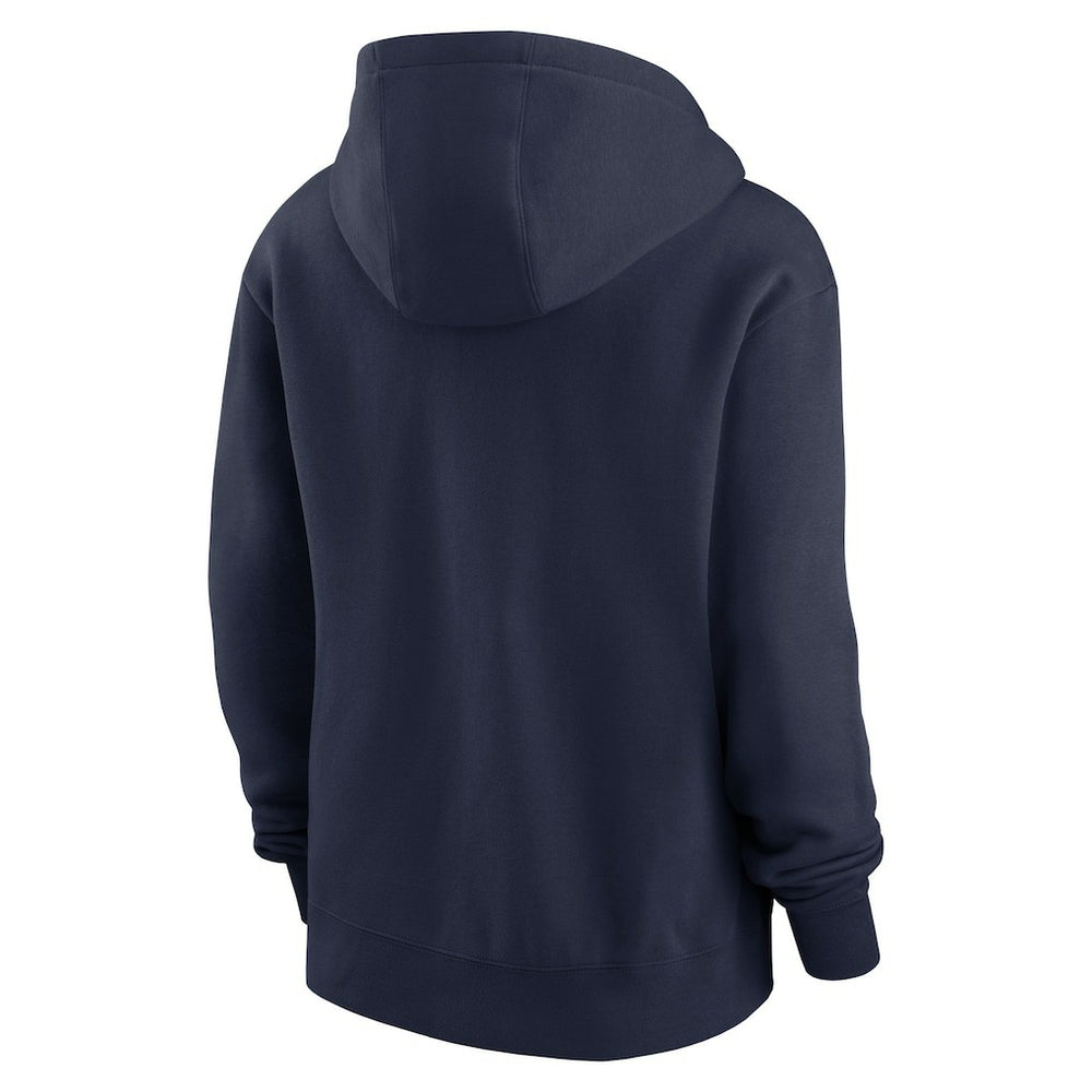 Nike Denver Broncos Women's Wordmark Club Fleece Pullover Hoodie Navy