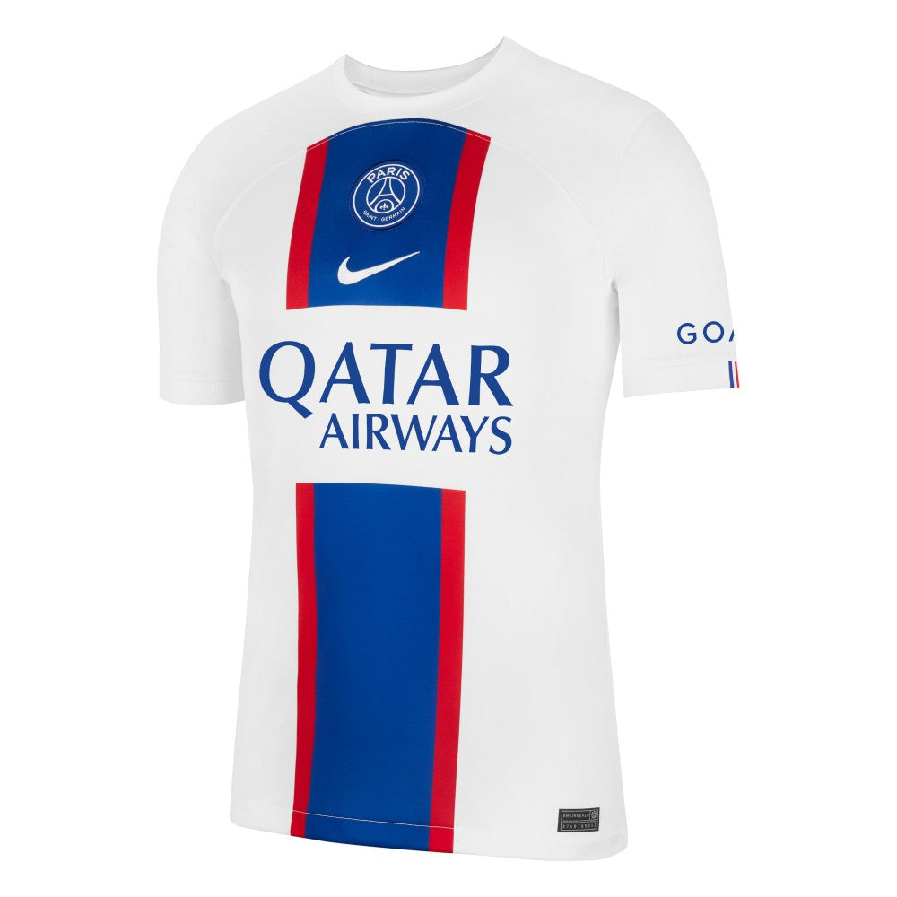 Lionel Messi Paris Saint-Germain 2022/23 Third Breathe Stadium Replica Player Jersey White - Nike cheap