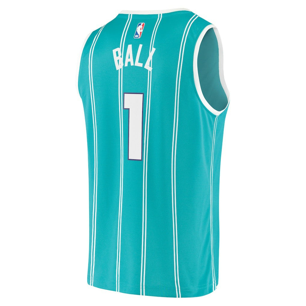 LaMelo Ball Charlotte Hornets Fast Break Replica Jersey Icon Edition Teal | Fanatics for sale